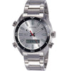Citizen Men’s Digital & Analog Silver Stainless Steel Silver Sunray Dial 44mm Watch